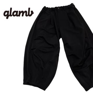 グラム(glamb)の希少L★glamb グラム バルーンワイドパンツ ブラック モード カーゴパンツ(その他)