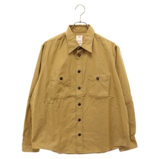 ヴィスヴィム(VISVIM)のVISVIM ヴィスヴィム 19AW USM ALBACORE SHIRT L/S 星条旗 エルボーパッチ 長袖シャツ ブラウン 0119205011022(シャツ)