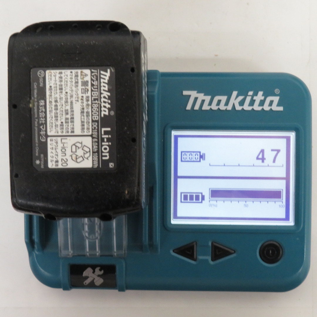 Makita(マキタ)のmakita マキタ 18V 6.0Ah 充電式インパクトドライバ フレッシュイエロー ケース・充電器・バッテリ2個セット TD172DGXFY 中古 スポーツ/アウトドアの自転車(工具/メンテナンス)の商品写真