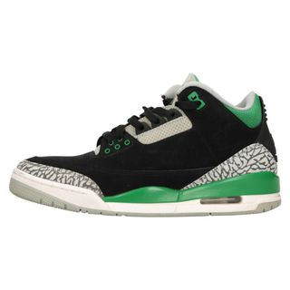 ナイキ(NIKE)のNIKE ナイキ AIR JORDAN 3 RETRO PINE GREEN エアジョーダン 3 レトロ ハイカットスニーカー パイン グリーン US9.5/27.5cm CT8532-030(スニーカー)