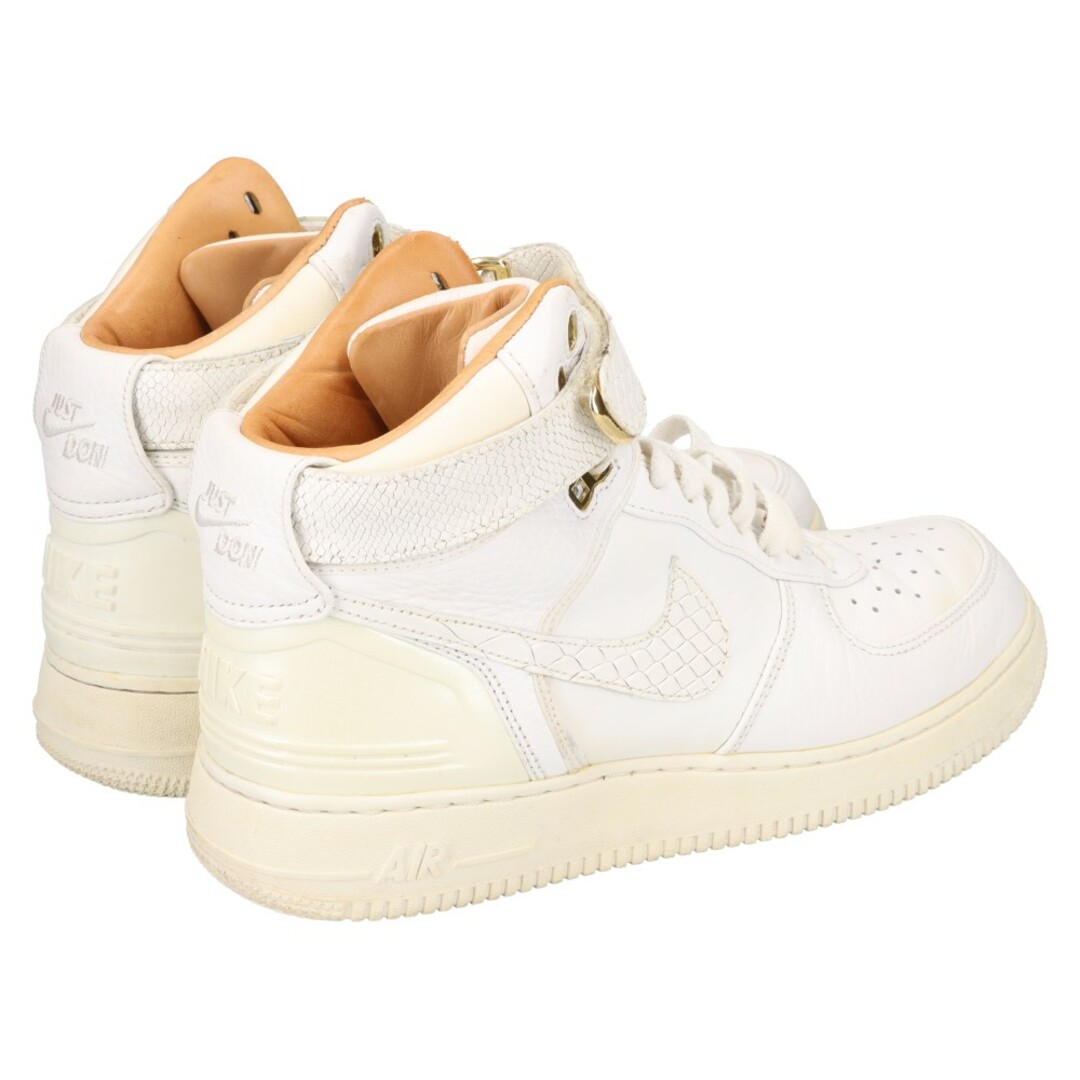 NIKE(ナイキ)のNIKE ナイキ AIR FORCE1 HI JUST DON エアフォースワン ジャスト ドン ハイカットスニーカー ホワイト US8.5/26.5cm AO1074-100 メンズの靴/シューズ(スニーカー)の商品写真