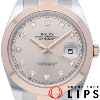 ロレックス(ROLEX)のロレックス デイトジャスト 41 メンズ時計 10Pダイヤ オイスター Datejust 41 126301G(ランダム) 箱 保証書 K18PG/SS メンズ時計 美品 【新品】(その他)