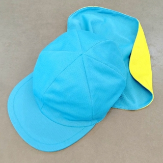ガッケン(学研)の通園帽子　カラー帽子　青　水色(帽子)