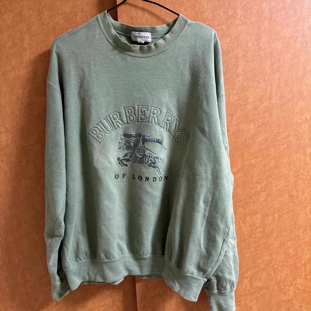 BURBERRY(バーバリー)のBurberry バーバリー　スウェット　vintage 90s L メンズのトップス(スウェット)の商品写真