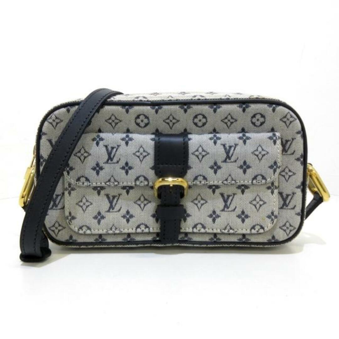 LOUIS VUITTON(ルイヴィトン)のLOUIS VUITTON(ルイヴィトン) ショルダーバッグ モノグラムミニ ジュリエットMM M92217 ブルー コットン・レザー レディースのバッグ(ショルダーバッグ)の商品写真