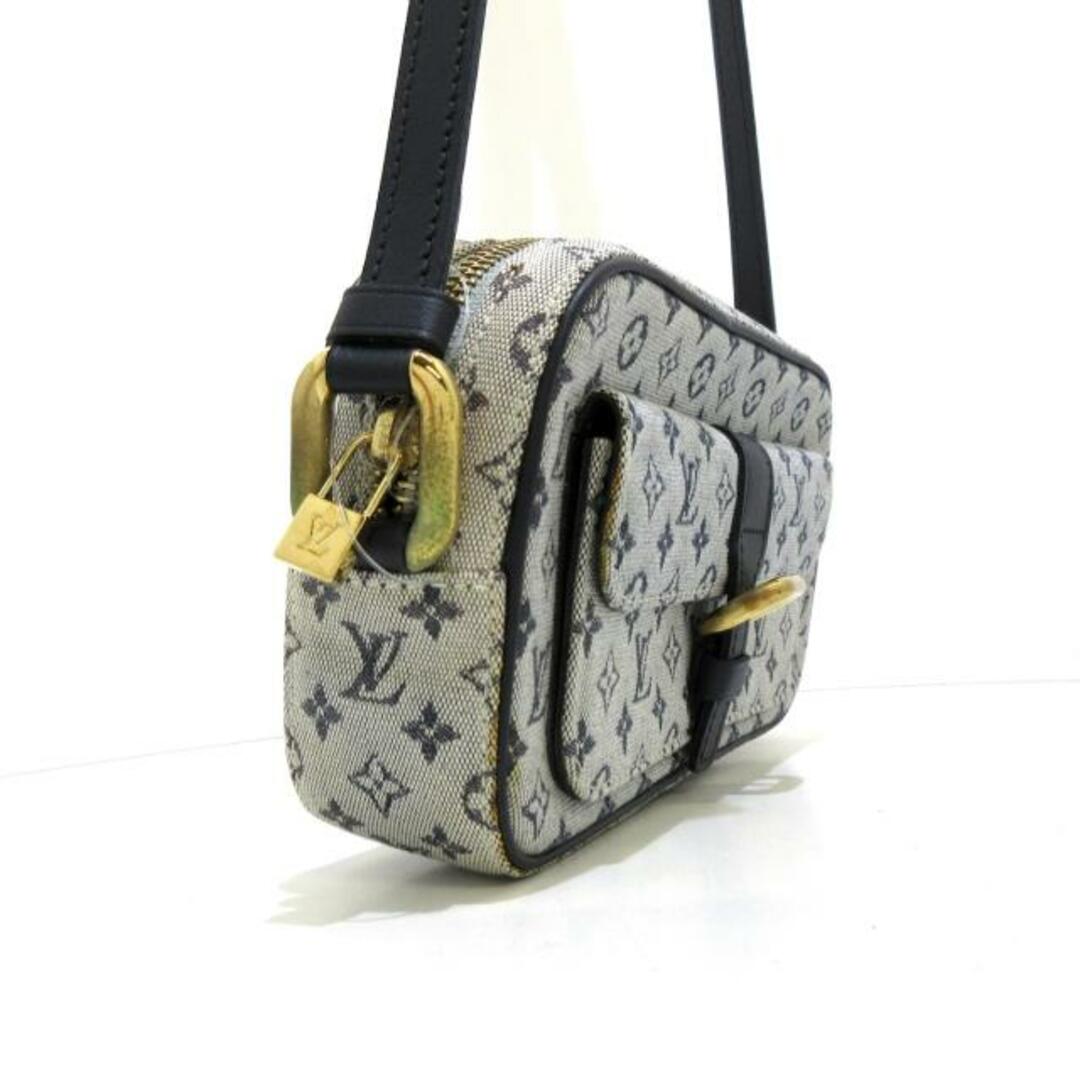 LOUIS VUITTON(ルイヴィトン)のLOUIS VUITTON(ルイヴィトン) ショルダーバッグ モノグラムミニ ジュリエットMM M92217 ブルー コットン・レザー レディースのバッグ(ショルダーバッグ)の商品写真