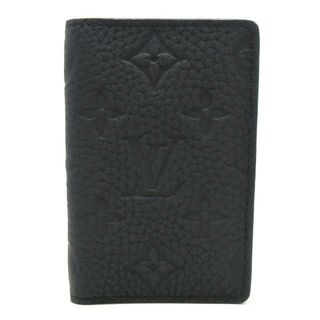 ルイヴィトン(LOUIS VUITTON)のLOUIS VUITTON(ルイヴィトン) カードケース トリヨンモノグラム美品  オーガナイザードゥポッシュ M69044 ノワール トリヨンレザー（皮革の種類：牛革）(名刺入れ/定期入れ)