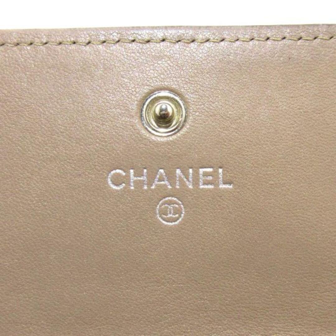 CHANEL(シャネル)のCHANEL(シャネル) 長財布 マトラッセ ベージュ ココマーク ラムスキン レディースのファッション小物(財布)の商品写真