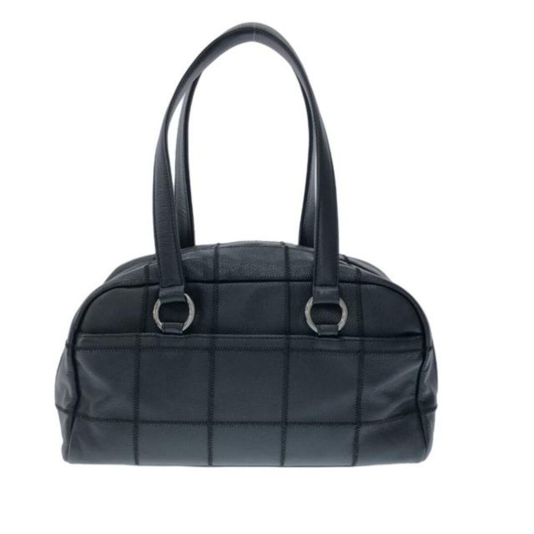 CHANEL(シャネル)のCHANEL(シャネル) ショルダーバッグ チョコバーステッチ A26135 黒 シルバー金具 ソフトキャビアスキン レディースのバッグ(ショルダーバッグ)の商品写真