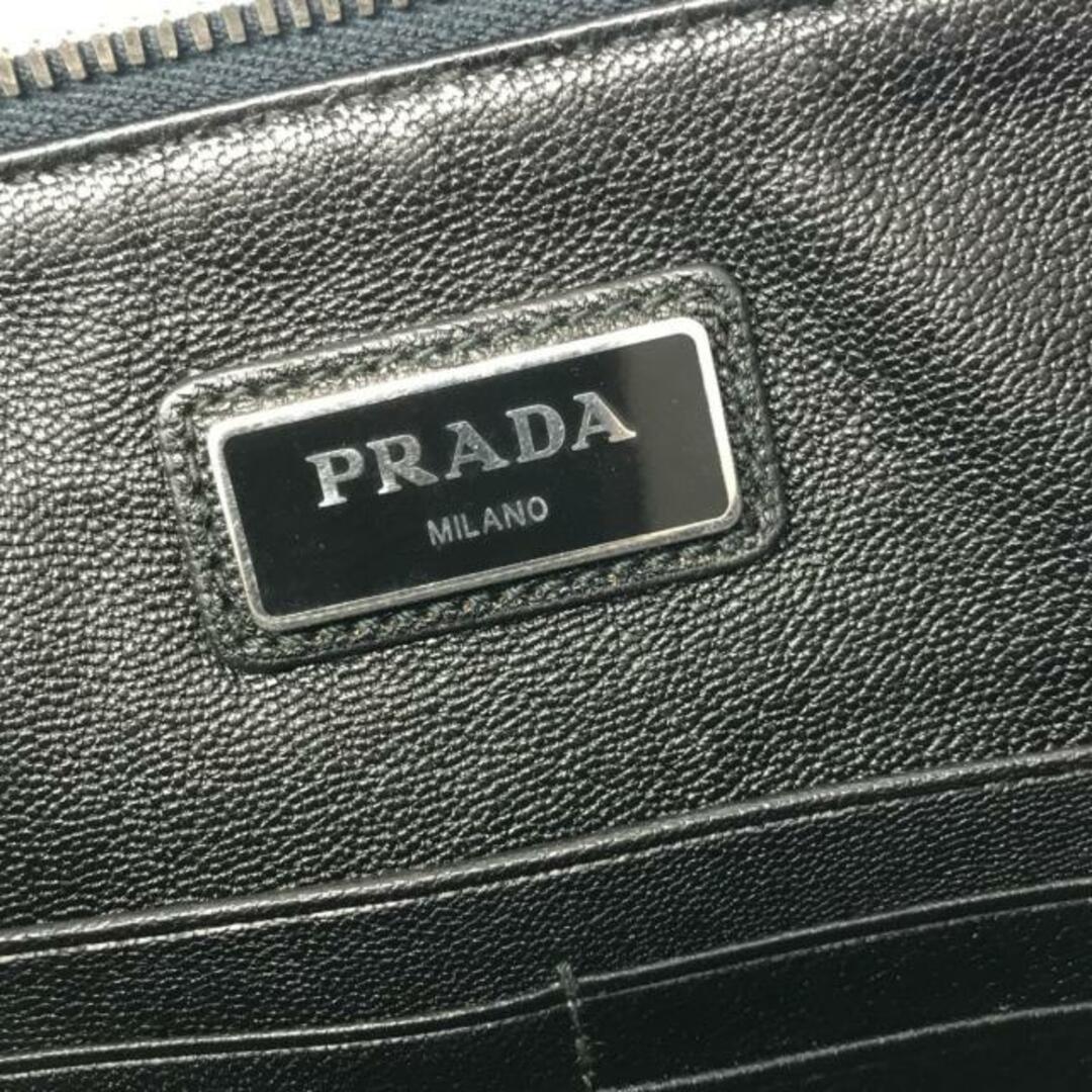 PRADA(プラダ)のPRADA(プラダ) クラッチバッグ - 黒 サフィアーノレザー レディースのバッグ(クラッチバッグ)の商品写真