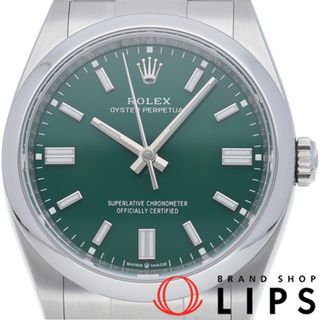 ロレックス(ROLEX)のロレックス オイスター パーペチュアル 36 グリーン Oyster Perpetual 36 126000(ﾗﾝﾀﾞﾑ) 箱 保証書 SS メンズ時計 グリーン 美品 【未使用】(その他)