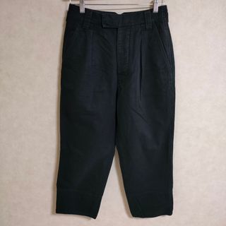 エムエイチエル(MHL.)のMHL. 595-9243500 WASHED COTTON DRILL サイズ1 チノパンツ 2019 ブラック レディース エムエイチエル【中古】4-0315G△(チノパン)