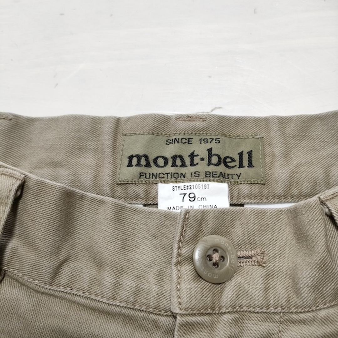 mont bell(モンベル)のmont-bell サイズ79cm チノパンツ ベージュ メンズ モンベル【中古】4-0315G△ メンズのパンツ(チノパン)の商品写真