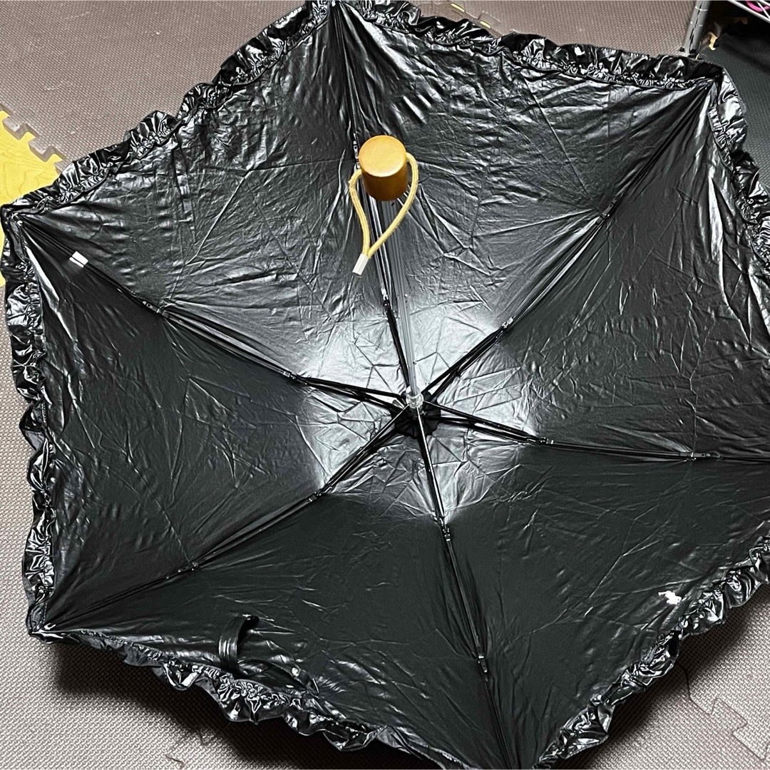 POLO RALPH LAUREN(ポロラルフローレン)のラルフローレン　折りたたみ傘　黒 レディースのファッション小物(傘)の商品写真