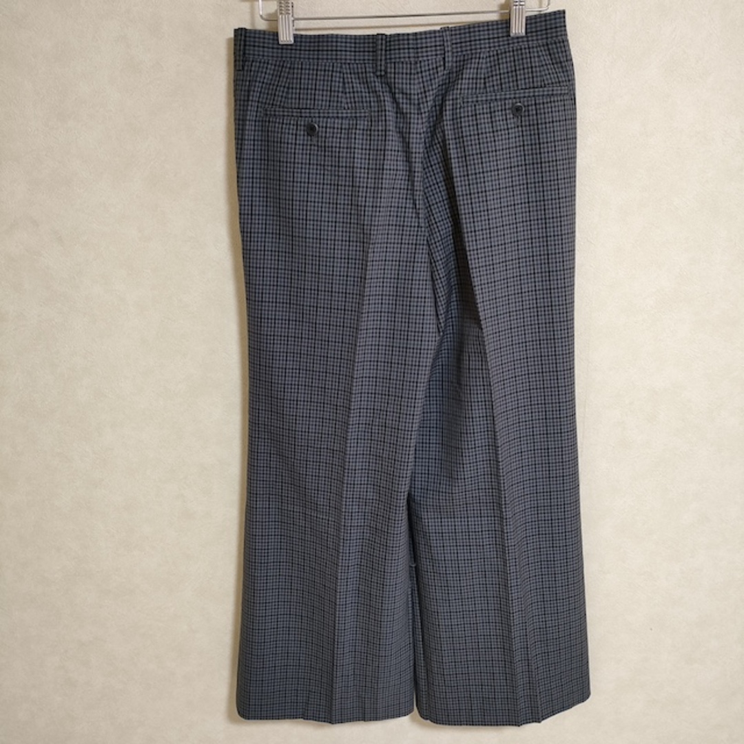 LAD MUSICIAN(ラッドミュージシャン)のLAD MUSICIAN 2TUCK WIDE FLARE SLACKS 定価33000円 サイズ46 パンツ ブルーグレー メンズ ラッドミュージシャン【中古】4-0315M△ メンズのパンツ(その他)の商品写真