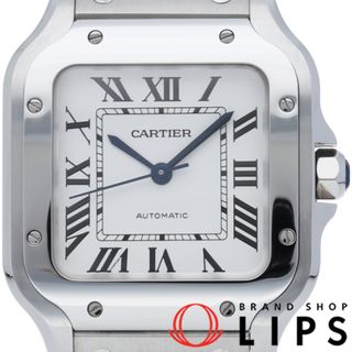 カルティエ(Cartier)のカルティエ サントス ドゥ カルティエ ウォッチ MM Santos De Cartier MM WSSA0029 箱 保証書 バンド SS メンズ時計 シルバー 美品 【新品】(その他)