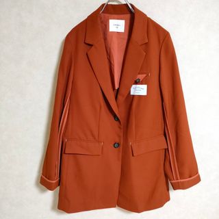 アメリヴィンテージ(Ameri VINTAGE)のAmeri VINTAGE BACK SIDE JACKET サイズM テーラードジャケット 赤茶色 レディース アメリヴィンテージ【中古】4-0315M△(テーラードジャケット)