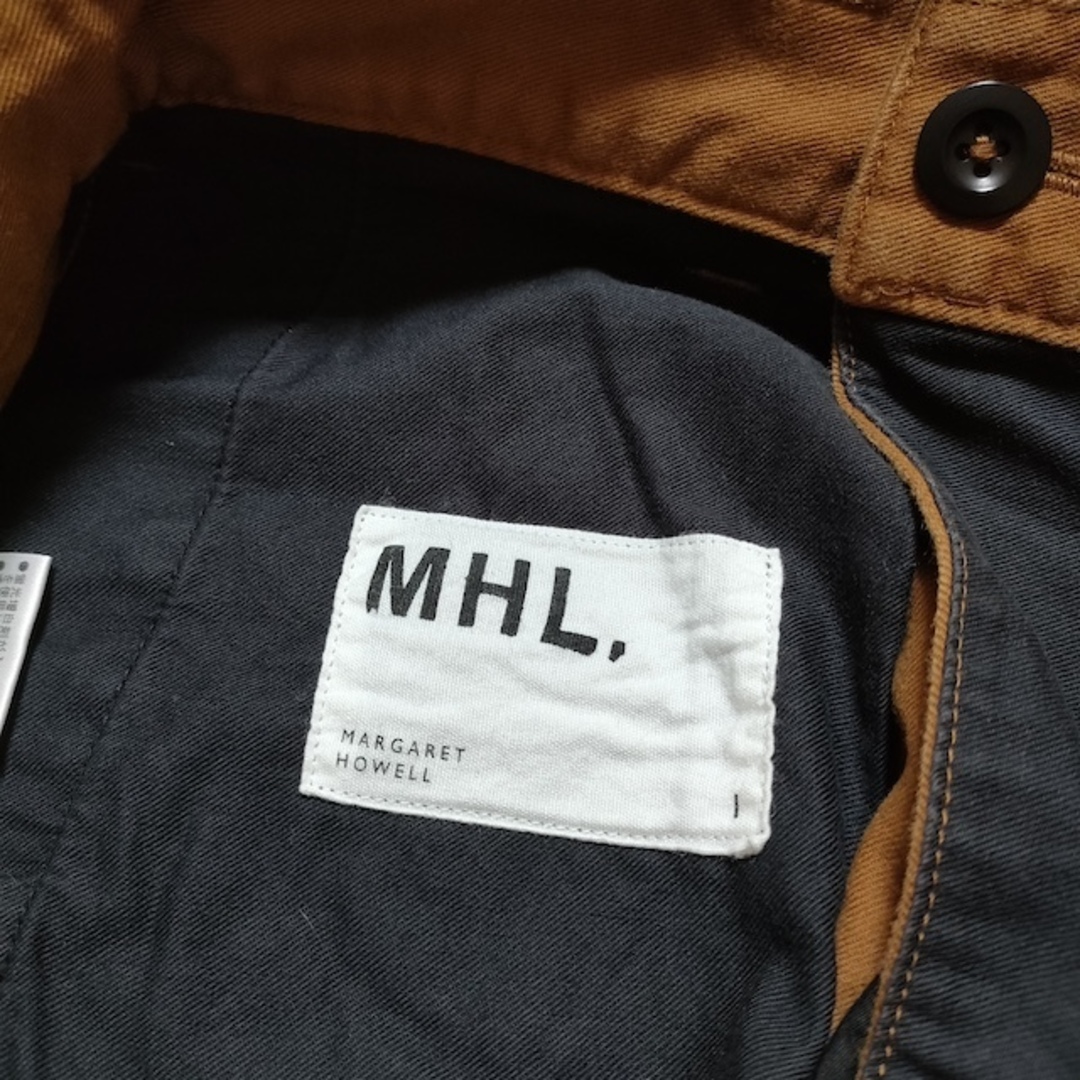 MHL.(エムエイチエル)のMHL. 595-1143500 WASHED COTTON DRILL クロップド トラウザー サイズ1 チノパンツ 2020 ブラウン レディース エムエイチエル【中古】4-0315G△ レディースのパンツ(チノパン)の商品写真