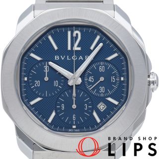 ブルガリ(BVLGARI)のブルガリ オクト ローマ ウォッチ 42mm クロノグラフ ブルー Octo Roma 42mm OC42SCH/103829 箱 保証書 バンド SS メンズ時計 ブルー 美品 【新品】(その他)