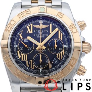 ブライトリング(BREITLING)のブライトリング クロノマット 44 コンビ ブレスレット Chronomat 44 CB0110/CB011012B957 箱 保証書 K18PG/SS メンズ時計 ブラック 仕上げ済 美品 【中古】(その他)