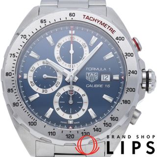 タグホイヤー(TAG Heuer)のタグ・ホイヤー フォーミュラ 1 クロノグラフ キャリバー 16 Formula 1 Chronograph Calibre 16 CAZ2015.BA0876 保証書 SS メンズ時計 ブルー 仕上げ済 美品 【中古】(その他)