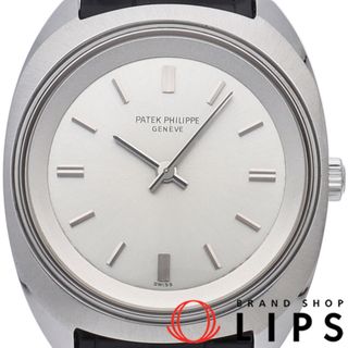 パテックフィリップ(PATEK PHILIPPE)のパテック フィリップ カラトラバ ウォッチ メーカーOH済(保証期間中) Calatrava 3579/1A ケース 修理書 SS/革 メンズ時計 シルバー OH・仕上げ済 美品 【中古】(その他)