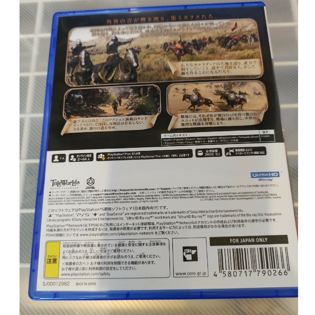 PlayStation(プレイステーション)のMount & Blade II: Bannerlord エンタメ/ホビーのゲームソフト/ゲーム機本体(家庭用ゲームソフト)の商品写真