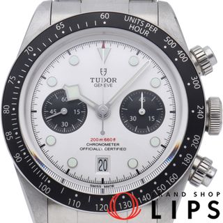 チュードル(Tudor)のチューダー ブラック ベイ クロノグラフ Black Bay Chronograph M79360N-0002 箱 保証書 SS メンズ時計 ホワイト 仕上げ済 美品 【中古】(その他)