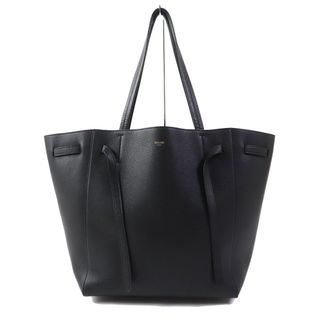 セリーヌ(celine)の極美品◎CELINE セリーヌ 18902 カバファントム スモール ソフトグレインドカーフスキン トートバッグ ブラック イタリア製 レディース 定価308,000円(トートバッグ)