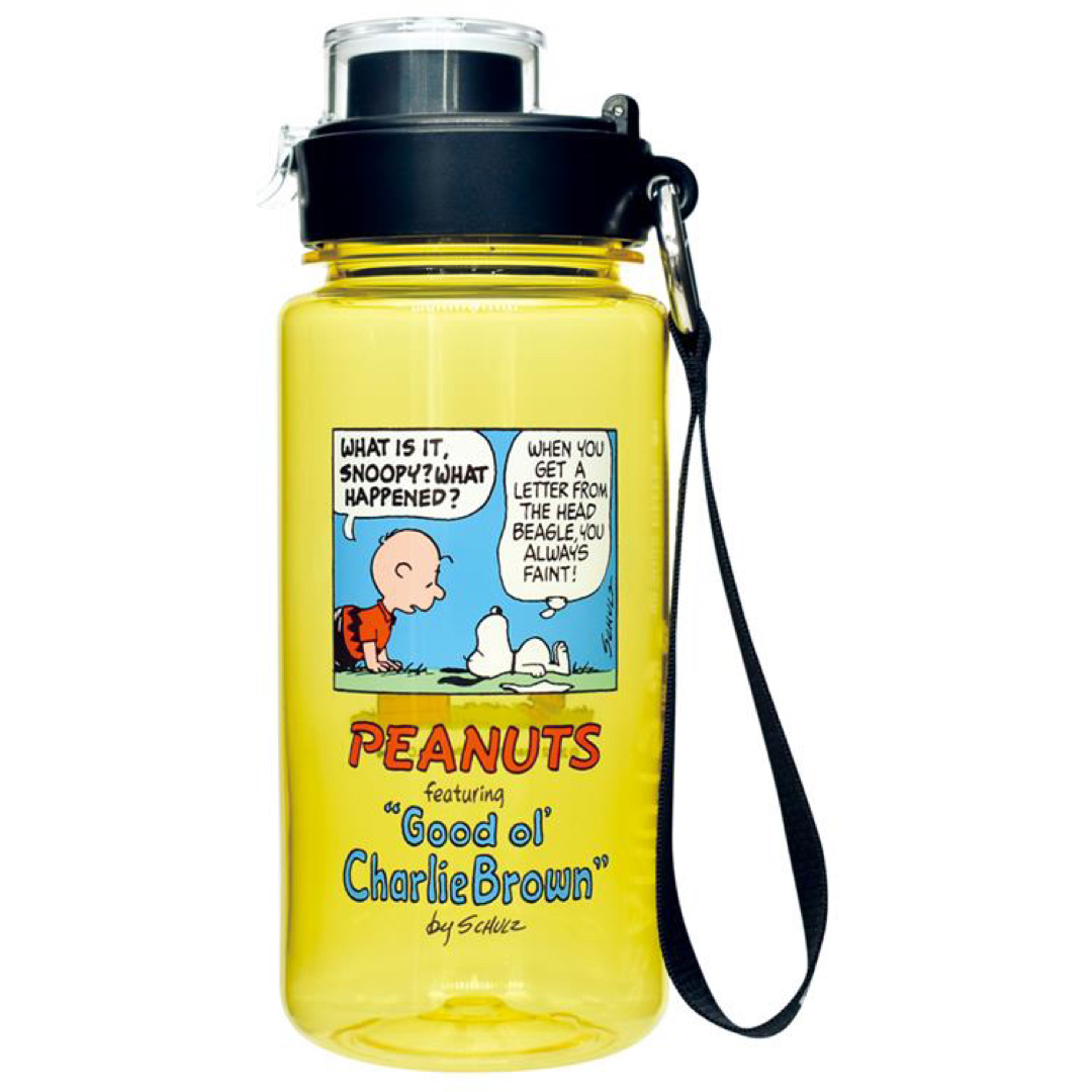 PEANUTS(ピーナッツ)の【新品】スヌーピー　ドリンクボトル　クリアボトル　大容量 インテリア/住まい/日用品のキッチン/食器(弁当用品)の商品写真