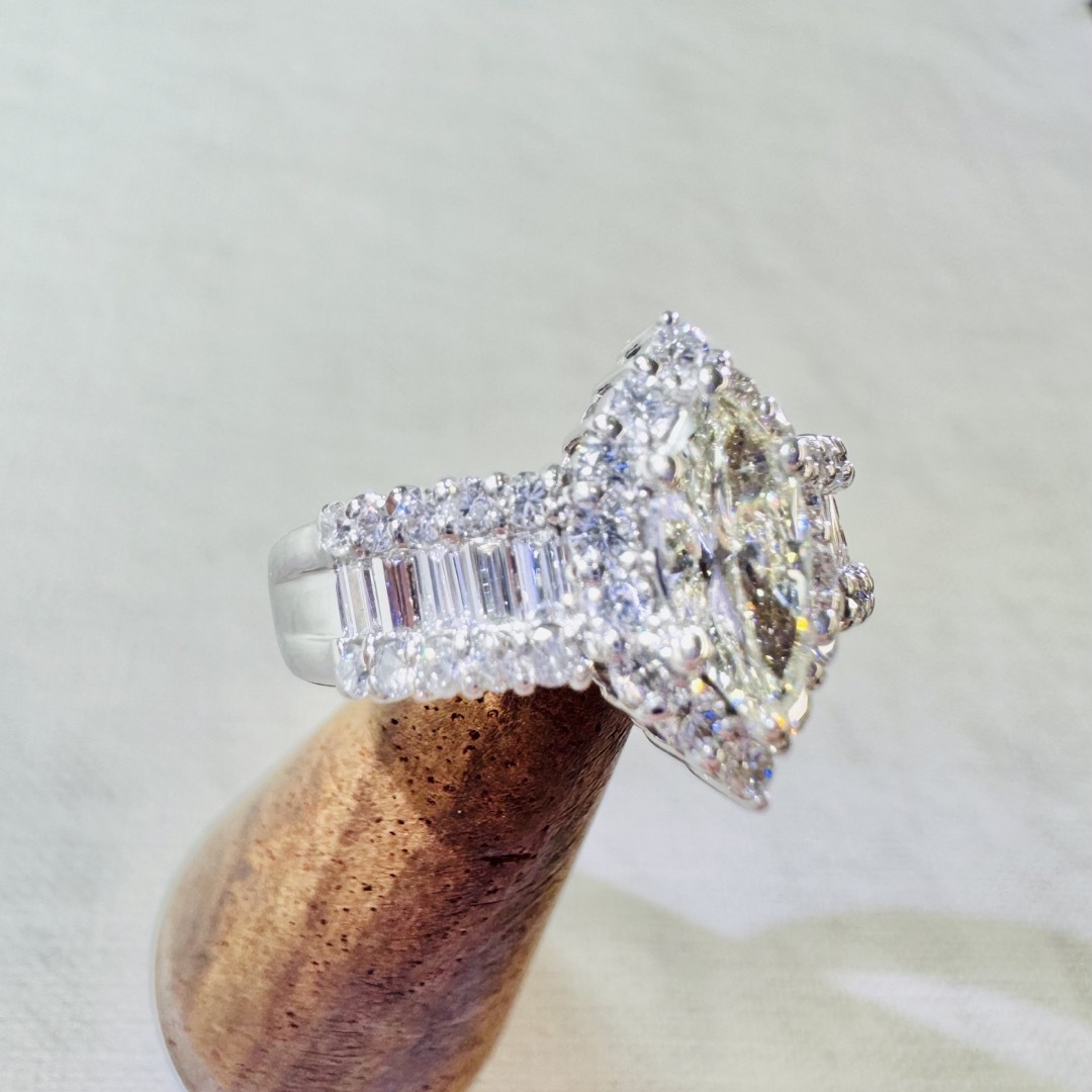 豪華☆PTダイヤモンドリング D:0.813ct D:1.21ct レディースのアクセサリー(リング(指輪))の商品写真