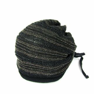 アンテプリマ(ANTEPRIMA)のアンテプリマ ニットキャップ ラメ混 日本製 ブランド 帽子 レディース ブラック ANTEPRIMA(ニット帽/ビーニー)