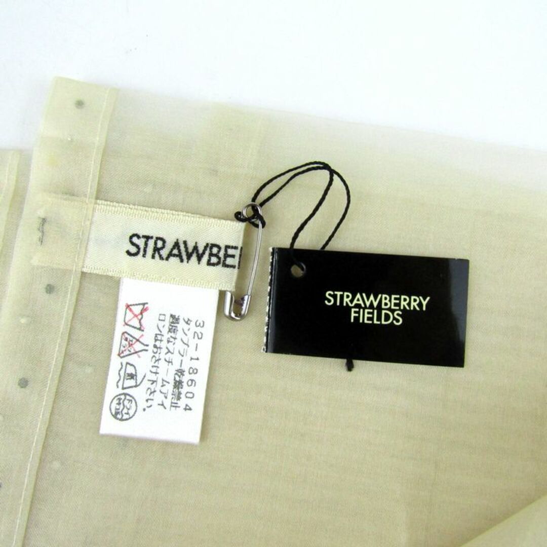 STRAWBERRY-FIELDS(ストロベリーフィールズ)のストロベリーフィールズ ストール シルク100％ パーティ ショール 日本製 ブランド 小物 レディース ベージュ STRAWBERRYFIELDS レディースのファッション小物(ストール/パシュミナ)の商品写真