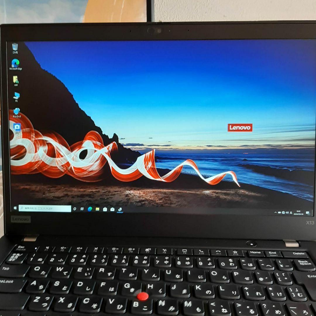 Lenovo(レノボ)のLenovo X13 10世代 i5 256G 8G FHD ノートパソコン スマホ/家電/カメラのPC/タブレット(ノートPC)の商品写真