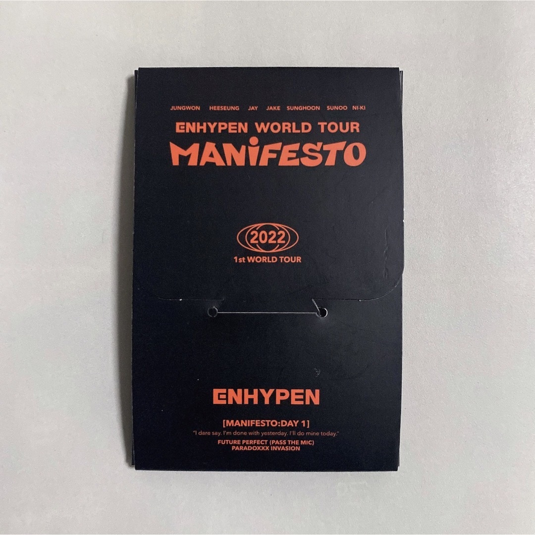 ENHYPEN(エンハイプン)のENHYPEN MANIFESTO ワールドツアー 公式グッズ ソヌ コンプ  エンタメ/ホビーのCD(K-POP/アジア)の商品写真