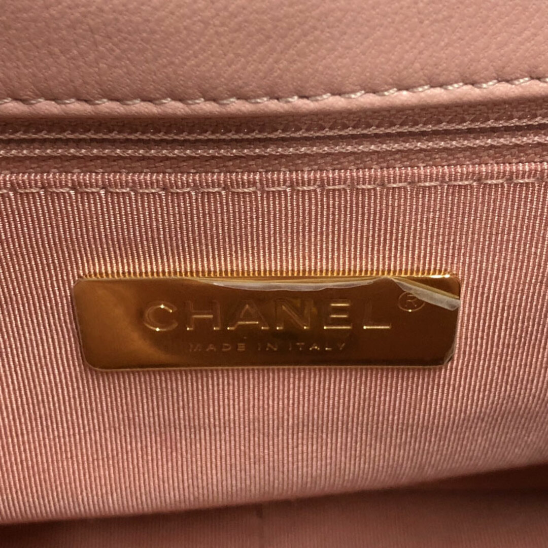 CHANEL(シャネル)の　シャネル CHANEL CHANEL19 ラージ AS1160 ピンク　シルバー×ゴールド金具 ラムスキン レディース ショルダーバッグ レディースのバッグ(ショルダーバッグ)の商品写真