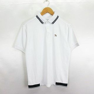 アーノルドパーマー(Arnold Palmer)のアーノルドパーマー GOLF ポロシャツ 半袖 ロゴ L ホワイト ※EKM(ウエア)