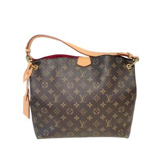 ルイヴィトン(LOUIS VUITTON)の　ルイ・ヴィトン LOUIS VUITTON グレースフルPM ワンショルダー M43700 モノグラム×ピヴォワンヌ PVCコーティングキャンバス レディース ショルダーバッグ(ショルダーバッグ)