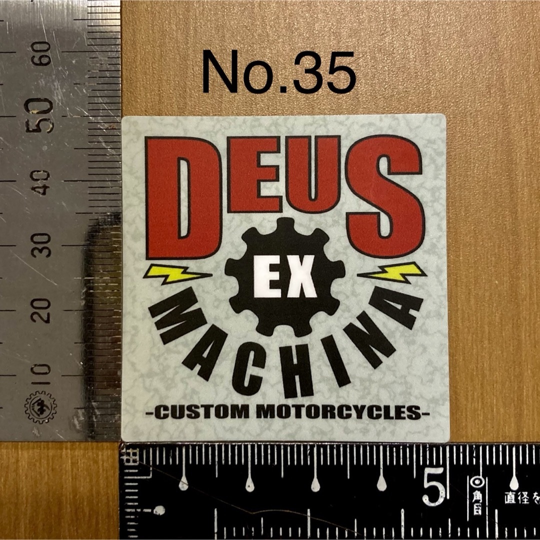 デウス エクス マキナ Deus Ex Machina ステッカー 35 自動車/バイクのバイク(ステッカー)の商品写真