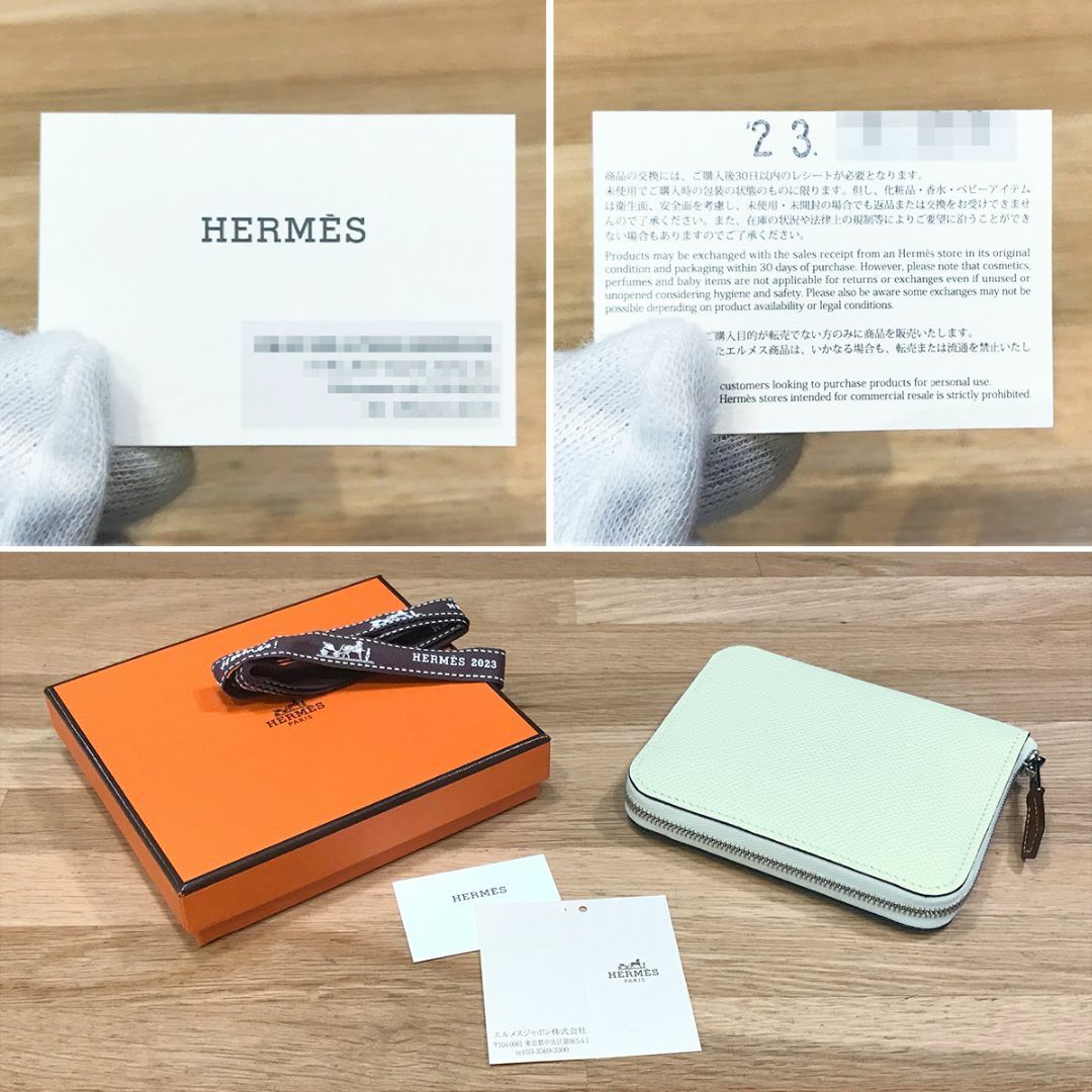 Hermes(エルメス)の新品未使用 エルメス 入手困難 アザップコンパクトシルクイン ヴェールフィズ レディースのファッション小物(財布)の商品写真