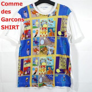 コムデギャルソンシャツ(COMME des GARCONS SHIRT)の【良品】コムデギャルソンシャツ　小林春夫コラボ　アニメプリントＴシャツ(Tシャツ/カットソー(半袖/袖なし))