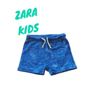 ザラキッズ(ZARA KIDS)のZARA KIDS　ショートパンツ　ブルー(パンツ/スパッツ)