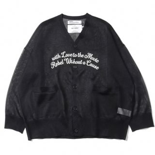 新品タグ付24SS DAIRIKU LetterSkeletonCardigan