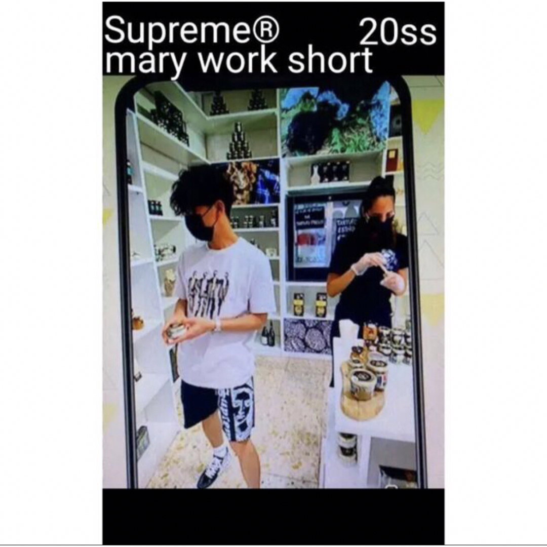 Supreme(シュプリーム)の【S】20ss Mary Work Short  SUPREME メンズのパンツ(ショートパンツ)の商品写真