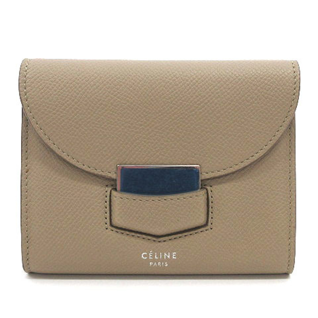 celine(セリーヌ)のセリーヌ トロッター スモールフォールデッド マルチファンクション 財布 トープ レディースのファッション小物(財布)の商品写真