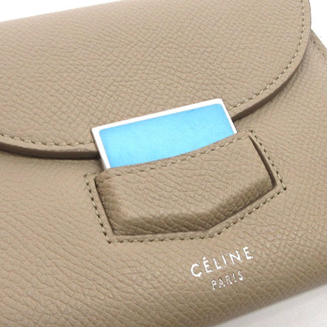 celine(セリーヌ)のセリーヌ トロッター スモールフォールデッド マルチファンクション 財布 トープ レディースのファッション小物(財布)の商品写真