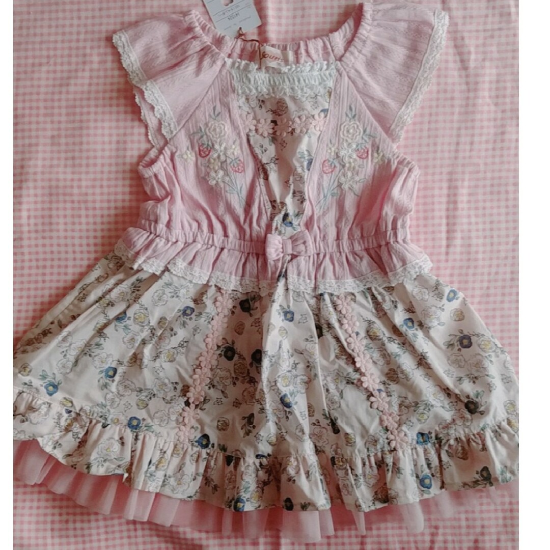 Souris(スーリー)のスーリー💗90 キッズ/ベビー/マタニティのキッズ服女の子用(90cm~)(ワンピース)の商品写真