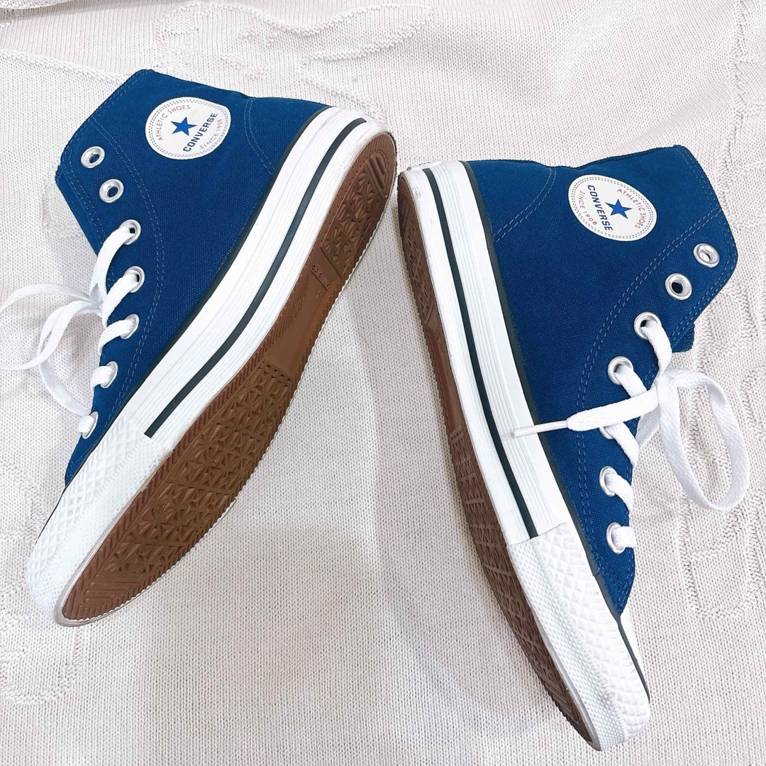 CONVERSE(コンバース)の値下げ中!コンバース ネイビー キッズ メンズの靴/シューズ(スニーカー)の商品写真