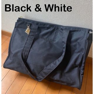 Black & White Sportswear - ブラックアンドホワイト ゴルフ バック トートバック ロッカーバック 黒