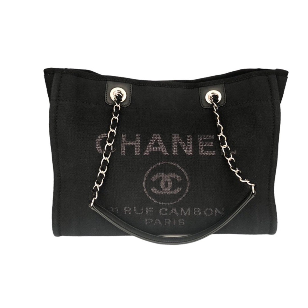 CHANEL(シャネル)の　シャネル CHANEL ドーヴィルチェーントート A67001 ミックスファイバー レディース トートバッグ レディースのバッグ(トートバッグ)の商品写真